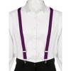 Allegra K Women's Adjustable Metal Clamp Elastic Suspenders Braces - 2 of 4
