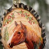 4.25"H Sullivans Rustic Horse Christmas Ornament, Multicolor, Christmas Tree Decor - 2 of 3