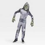 Kids' Light and Sound Ghost Knight Halloween Costume Jumpsuit with Mask - Hyde & EEK! Boutique™