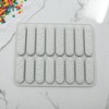 Unique Bargains Candy Moulds 16-Cavity Textured Candy Stick Mould Hand Wash Gray 7.99"x6.38"x0.63" 1 Pc - 2 of 4