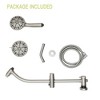 PAGED Multi Function Dual Shower Head Modern Shower System with 8-Function Hand Shower for Bathroom, Restroom - 3 of 4