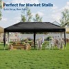 3x6 Meter Instant Canopy Tent, UV Protection Beach Shelter with Sandbags & Wheeled Case, Portable Event Tent for Camping, Outdoor Parties - 3 of 4