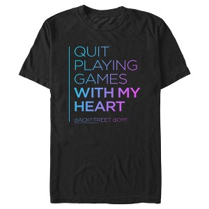 Men's Backstreet Boys Quit Playing Games With My Heart T-Shirt - 1 of 4