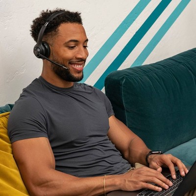 JLab GO Work Wireless & Wired On-Ear Headset - Black