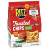 RITZ Toasted Chips Sour Cream and Onion Crackers, Party Snacks, School Snacks, 8.1 oz, Pack of 2 - 3 of 4