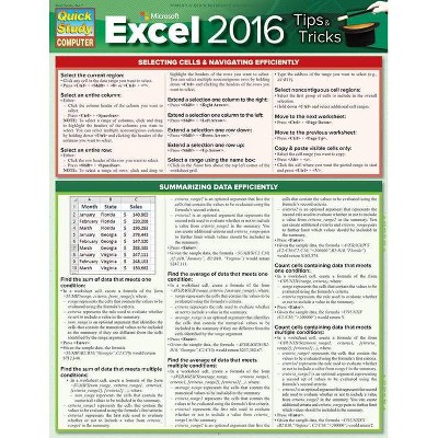 Microsoft Excel 2016 Tips & Tricks - by  Curtis Frye (Poster)