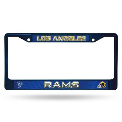 NFL Los Angeles Rams Colored Chrome License Plate Frame