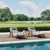Outdoor Chaise Lounge Chairs Set of 2 - Adjustable 5-Position PE Rattan Wicker Lounge Chairs with Cushions and Wheels for Poolside Relaxation - 3 of 4