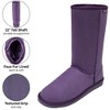 Alpine Swiss Womens 11” Tall Mid Calf Winter Boots Faux Shearling Aussie Classic - 3 of 4