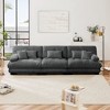 NicBex Couches for Living Room 2-Seater Sofa Cloud Couch Comfort Chenille Upholstered Sofa 2 Lumbar Pillows and 2 Throw Pillows for Bedroom - 3 of 4