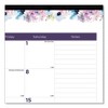 Passion Monthly Deskpad Calendar, Floral Artwork, 22 x 17, White/Multicolor Sheets, Black Binding, 12-Month (Jan-Dec): 2025 - 2 of 4