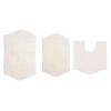 Waterford Collection Cotton Tufted Set of 3 Bath Rug Set - Home Weavers - 2 of 4