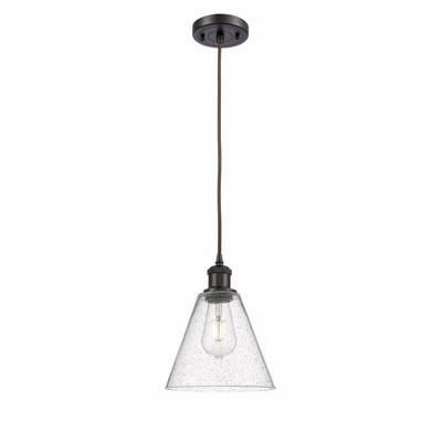 Berkshire - 1 Light Mini Pendant In Industrial Style-11.75 Inches Tall and 8 Inches Wide
