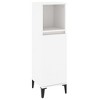 CLIHOME 39.4 in H Bathroom Storage Cabinet Engineered Wood Display Cabinet Home Organiser Furniture With Metal Legs - 2 of 4