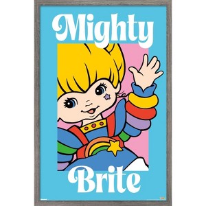 Trends International Rainbow Brite (1984) - Mighty Brite Retro Style Framed Wall Poster Prints - 1 of 4