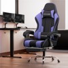 GTPLAYER Fabric Gaming Chair with Footrest and Lumbar Support, Height Adjustable Computer Chair with Headrest - 2 of 4