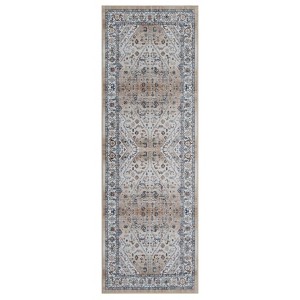 COZONY Washable Vintage Area Rug, Non-Slip Low Pile Indoor Carpet for Living Room and Bedroom - 1 of 4