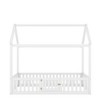 NicBex Twin Size Platform Bed 78.1" L Modern House-Shaped Pine Bed Frame with Roof and Guardrail with Door for Bedroom, No Box Spring Required - 3 of 4