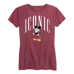 Women's - Disney - Iconic Mickey Short Sleeve Graphic T-Shirt - 1 of 4