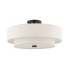 Livex Lighting Claremont 4 - Light Semi-Flush Mount in  English Bronze - 3 of 4