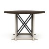 47" Piker Round Wood Dining Table Dark Walnut/Antique White - HOMES: Inside + Out - image 3 of 4