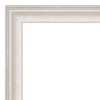 43" x 32" Non-Beveled Trio White Wash Silver Bathroom Wall Mirror - Amanti Art: Modern Rectangular Vanity Mirror, Includes Mounting Hardware - image 3 of 4