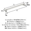 Amerock Merced Pull for Cabinets, Drawers, and Furniture - 4 of 4