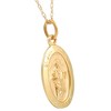 Pompeii3 14k Yellow Gold Gold St. Jude Thaddeus Medal Pendant .5" Tall 1.5 Gram - 2 of 3