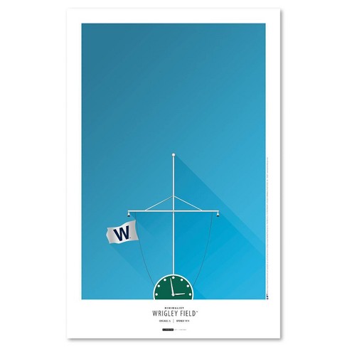 Chicago Cubs 'W' Flag Premium Acrylic Magnet