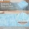 Coucheta Non-Slip Runner Rug,Machine Washable Low Pile Area Rug with Non-Shedding, for Hallway Kitchen Bathroom,Multi-Color & Size - 4 of 4