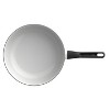 BergHOFF Leo Glints Nonstick Ceramic 11" Wok Pan 4qt., Recycled Aluminum, Spirit - 3 of 4