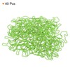 Unique Bargains Animal-Shaped Metal Prevent Tearing Pages Home Office Paper Clip 40 Pcs - 3 of 4