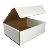 UBMOVE White Corrugated Mailer and Literature Boxes Sets of 50 (12-1/9" x 9-3/4" x 4" Literature Box) - 3 of 4