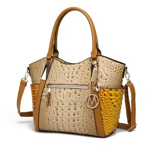 MKF Collection Janise Women's Croc Embossed Tote Bag by Mia K - 1 of 4