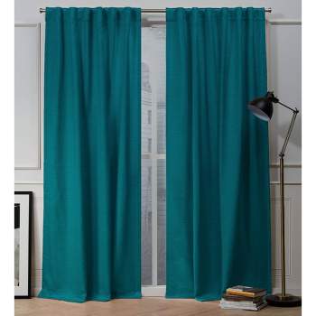 Skyrise Teal Velvet Tape  Curtain & Upholstery Trim