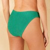 Women's Pucker Textured Low-Rise High Leg Cheeky Hipster Bikini Bottom - Shade & Shore™ - image 2 of 4