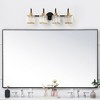 Rennnsan Arven 29" Hardwired 4 -Light Crystal Dimmable Contemporary Dimmable Vanity Light - 2 of 4