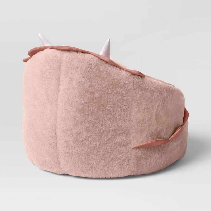 Dino Kids&#39; Bean Bag Chair Pink - Pillowfort&#8482;, 5 of 7