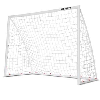 Net Playz High Strength Fast Setup PVC Weatherproof Soccer Goal - 12' x 6' x 4'