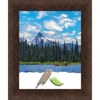Amanti Art Warm Walnut Wood Picture Frame
