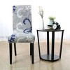 PiccoCasa Spandex Home Stretch Vintage Style Floral Printed Chair Slipcovers Multicolored 1 Pc - 2 of 4