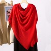 Anna-Kaci Women's Oversized Solid Color Scarf Lightweight Soft Wrap Shawl for Travel Casual Wear and Layering - 74.8IN×39.4IN - 3 of 4