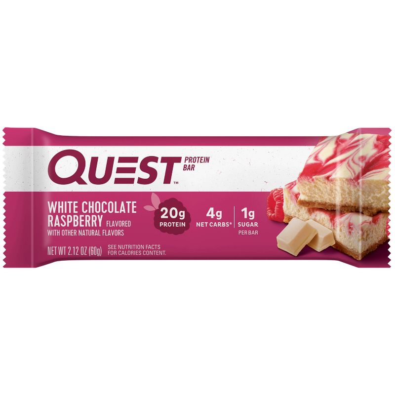 Quest Nutrition 20g Protein Bar - White Chocolate Raspberry, 5 of 11