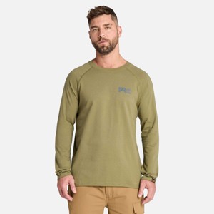 Timberland Men's Core Reflective Logo Long-Sleeve T-Shirt - 1 of 4