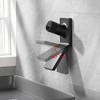 Sumerain Wall Mount Bathroom Sink Faucet with Swiveling Waterfall Brass Spout, Matte Black - 4 of 4