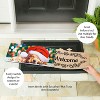 Evergreen Santa Puppy and Kitten Sassafras Indoor Outdoor Switch Doormat 1'10"x10" Multicolored - 3 of 4