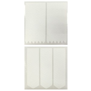 Wrapables 10 Sheets Nail Art Chevron Nail Guide Stickers Nail Tip Stickers Nail Stencil Stickers, 2 Designs (5 sheets each design) - 1 of 3
