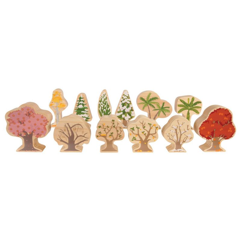Kaplan Early Learning Four Seasons Wood Trees - Double-Sided, 2 of 5