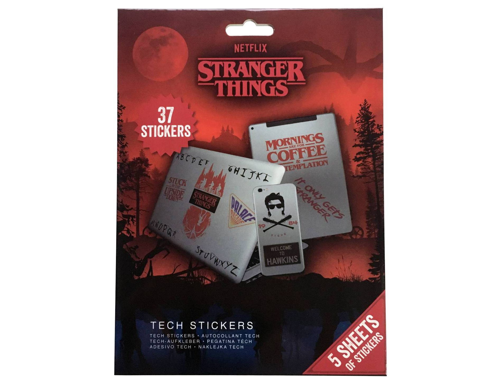 Stranger Things (The Upside Down) Tech Stickers