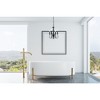 Elegant Lighting Flynx 4 lights pendant in black - 2 of 4